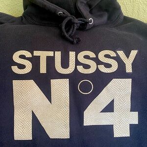 STUSSY Black sweatshirt Size XL